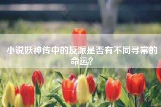 小说妖神传中的反派是否有不同寻常的命运？