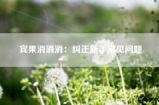 宾果消消消：纠正新手常见问题