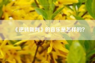 《逆转裁判》的音乐是怎样的？