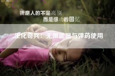 生化奇兵：无限武器与弹药使用  第1张