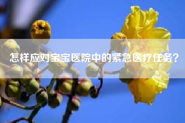怎样应对宝宝医院中的紧急医疗任务？  第1张