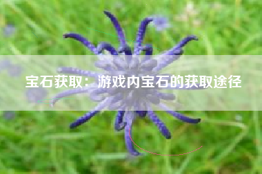 宝石获取：游戏内宝石的获取途径  第1张