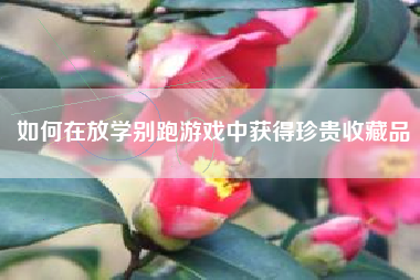 如何在放学别跑游戏中获得珍贵收藏品  第1张
