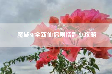 魔域SF全新仙侣剧情副本攻略  第1张