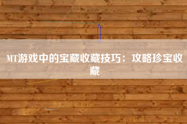 MT游戏中的宝藏收藏技巧：攻略珍宝收藏  第1张