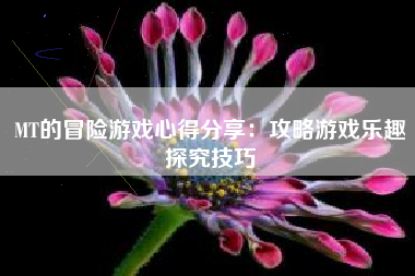 MT的冒险游戏心得分享：攻略游戏乐趣探究技巧  第1张