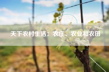 天下农村生活：农庄、农业和农田  第1张