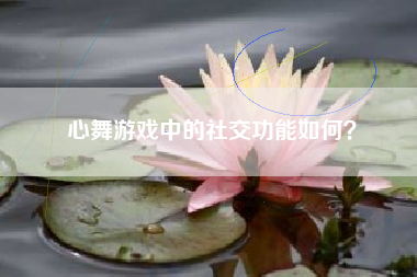 心舞游戏中的社交功能如何？  第1张