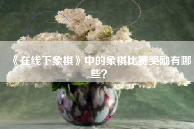《在线下象棋》中的象棋比赛奖励有哪些？  第1张