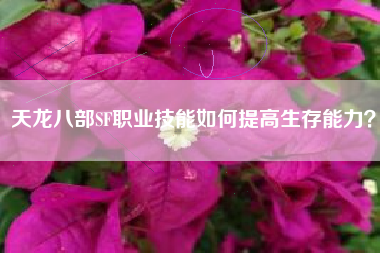 天龙八部SF职业技能如何提高生存能力？  第1张