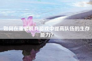 如何在重装机兵游戏中提高队伍的生存能力？  第1张